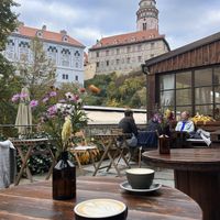  at Drunken Coffee in Cesky Krumlov