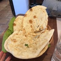 Garlic Naan (ask for vegan naan)   at Namaste Nepal in Graz