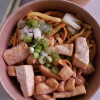 Tofu chow mein at East Street by Tampopo - Kiosk in Manchester