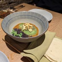 japanese curry avocado at Ruda in Villacarriedo