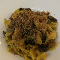 Saffron pappardelle at True Bistro in Somerville