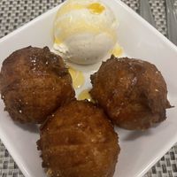 Apple fritters  at True Bistro in Somerville