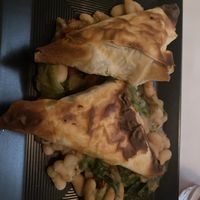 Phyllo with Tempeh: 4/5 all together very delicious but a bit dry. Could have used more of a sauce/gravy situation.   at True Bistro in Somerville