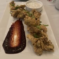 Oyster mushrooms   at True Bistro in Somerville