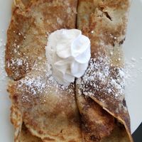 Choco/Banana Crèpe at True Bistro in Somerville