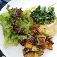 Tofu Benedict at True Bistro in Somerville