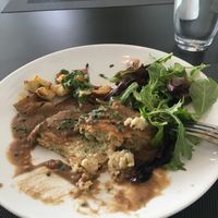 Biscuit and gravy! Yummy at True Bistro in Somerville