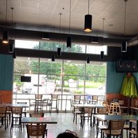 Interior seating  at Poké Fresh in Highland Heights