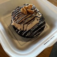 snickers cupcake   at Seize the Bagel - Orchards in Vancouver