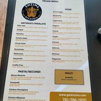 so much options at Pizzeria Enzina in Waltham