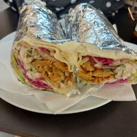 vegane Dönerrolle at Falafel Sultan in Hannover
