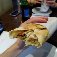 Vegan halloumi role at Falafel Sultan in Hannover