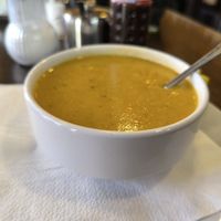 Linsensuppe at Falafel Sultan in Hannover