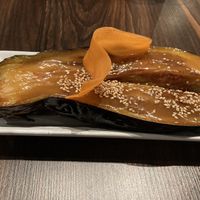 nasu miso  at Kiku Sushi & Vegetarian in Lafayette