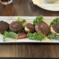 Stuffed mushrooms   at Kiku Sushi & Vegetarian in Lafayette