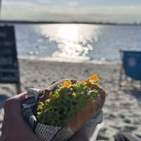 Veganes Lachsbrötchen   at Strandkiosk 31 in Laboe