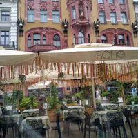 Outside at Boho in Lodz