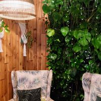 Indoor seating at Boho in Lodz