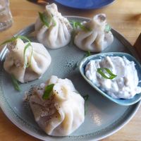 Lentils dumplings at Boho in Lodz