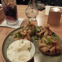 Dumplings in georgian style at Boho in Lodz