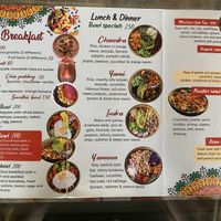 Menu of bowls!  at Shakti Bowl in Todos Santos