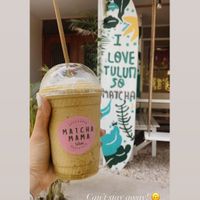 Smoothies at Matcha Mama in Tulum