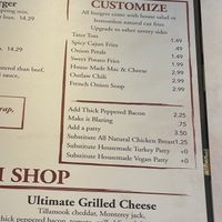 burgers can be customized with vegan patty (for no upcharge!). there are multiple vegan sides. all burgers can be lettuce wrapped as well.   at Blazing Onion Burger Company in Mill Creek