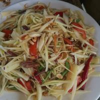 Papaya salat at Vithee J in Koh Phangan