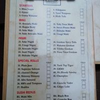 Bestell-Zettel at Niiko Sushi x Vegan in Leipzig