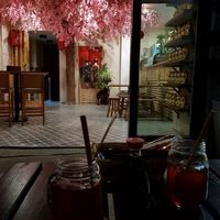 Blick aus der Außenterrase at Niiko Sushi x Vegan in Leipzig