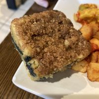 Blueberry coffee cake  at Strange Brew Cafe in Binghamton
