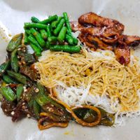 Bee hoon with 3 dishes $2 only at Ju Fu Yuan Vegetarian Delight 聚福缘素食 - Serangoon in Northeast Singapore