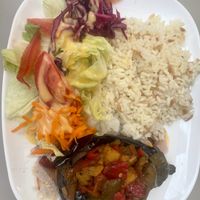 Stuffed aubergines  at Ephese in Avignon