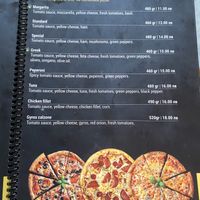 Vegetarian Pizza at STATION in Bansko