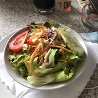 side salad with main grilled veggies (check dressing!) at Osteria La Vigna in Isny Im Allgaeu