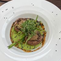 Champignons Erbsen Vorspeise at Place to V in Lenzen Elbe