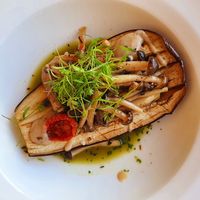 Geschmorte Aubergine at Place to V in Lenzen Elbe