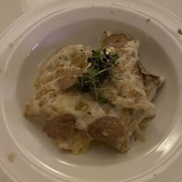 Truffle tortellini  at Place to V in Lenzen Elbe