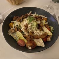 Ceasar Salad with planted chicken  at Place to V in Lenzen Elbe