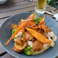 Hummus at Place to V in Lenzen Elbe