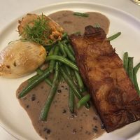 Stuffed onion  at Place to V in Lenzen Elbe