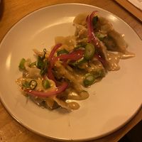 Tofu and vegetable gyoza   at Dr. Zhang Dumpling Bar in Barcelona