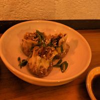 Steamed mushroom dumplings at Dr. Zhang Dumpling Bar in Barcelona