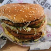 The famous burger at Odd Burger in Vaughan