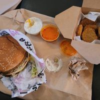 Got the nuggets as a side at Odd Burger in Vaughan