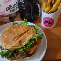 Vopper burger - delicious! at Odd Burger in Vaughan