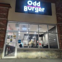 Outside at Odd Burger in Vaughan