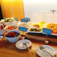 Vegan Breakfast buffet (ahead hotel) at ahead Burghotel in Lenzen Elbe