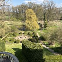 The park  at ahead Burghotel in Lenzen Elbe