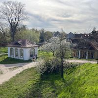 Tee house and orangerie  at ahead Burghotel in Lenzen Elbe